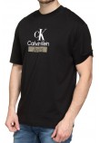 CALVIN KLEIN JEANS STACKED ARCHIVAL TEE T-SHIRT ΑΝΔΡΙΚΟ BLACK