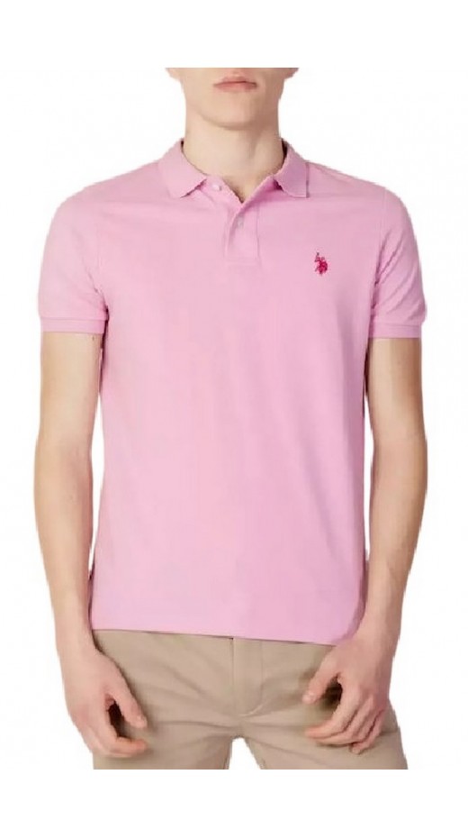 U. S POLO KING ΜΠΛΟΥΖΑ POLO ΑΝΔΡΙΚΗ PINK