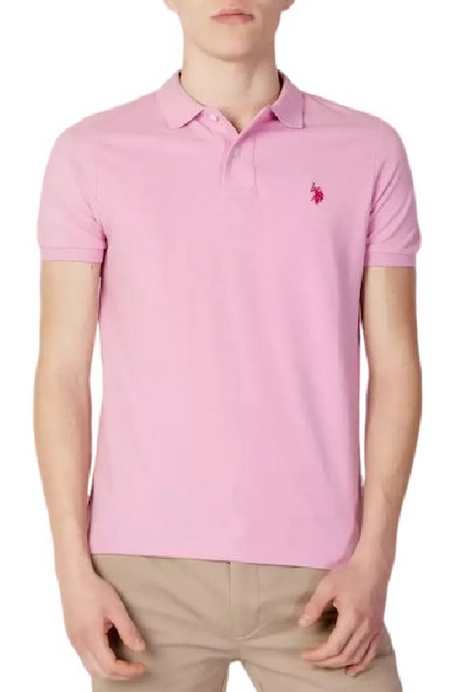 U. S POLO KING ΜΠΛΟΥΖΑ POLO ΑΝΔΡΙΚΗ PINK