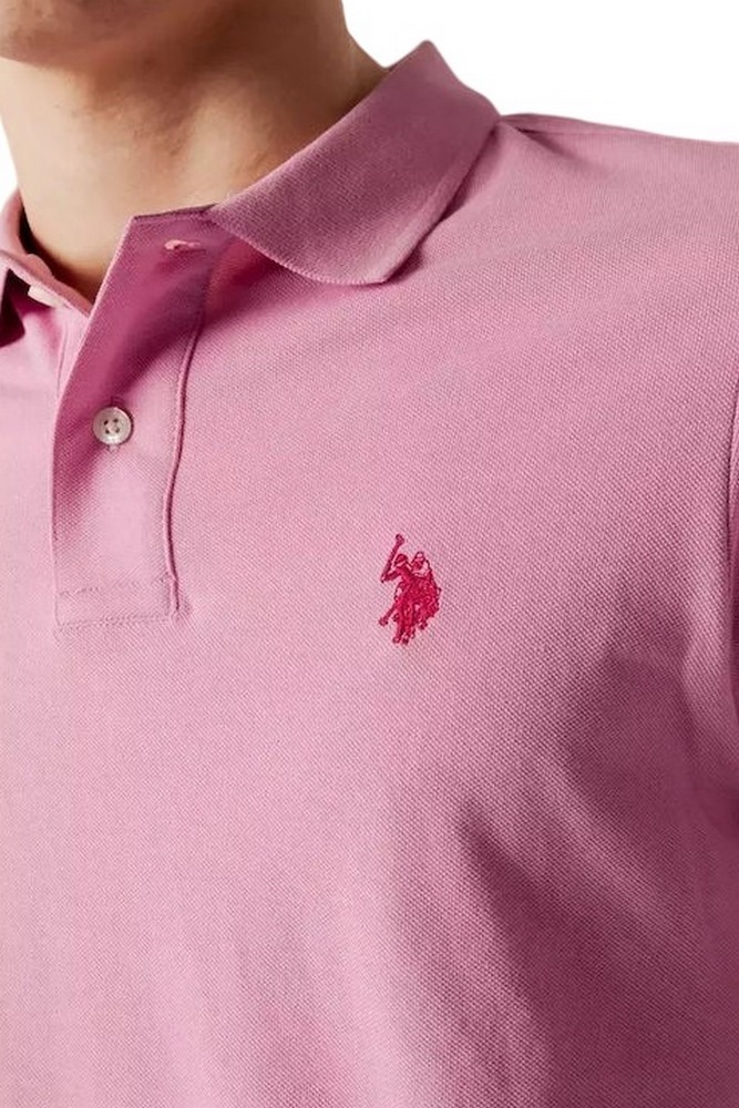 U. S POLO KING ΜΠΛΟΥΖΑ POLO ΑΝΔΡΙΚΗ PINK