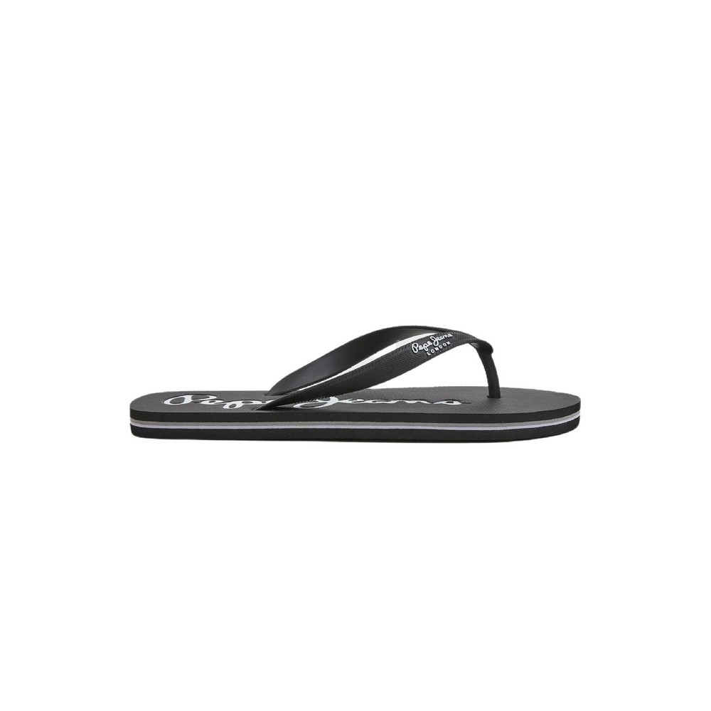 PEPE JEANS BAY BEACH BASIC M SS23 ΠΑΝΤΟΦΛΑ ΑΝΔΡΙΚΗ BLACK