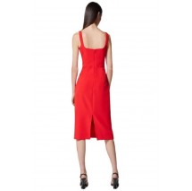 VERSACE JEANS COUTURE  CADY BISTRETCH ΦΟΡΕΜΑ ΓΥΝΑΙΚΕΙΟ RED
