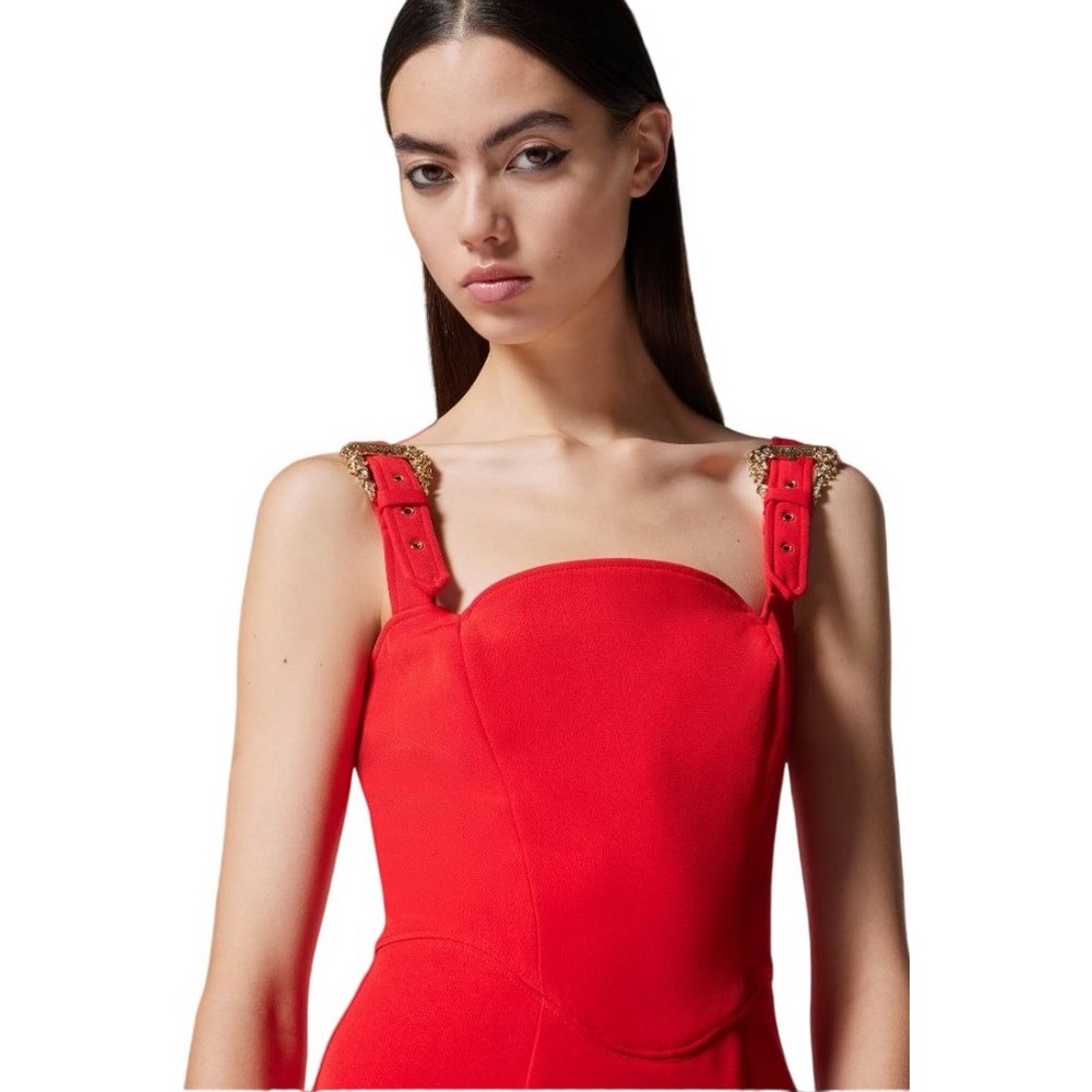 VERSACE JEANS COUTURE  CADY BISTRETCH ΦΟΡΕΜΑ ΓΥΝΑΙΚΕΙΟ RED