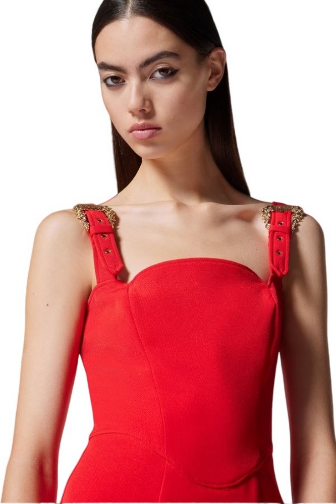 VERSACE JEANS COUTURE  CADY BISTRETCH ΦΟΡΕΜΑ ΓΥΝΑΙΚΕΙΟ RED