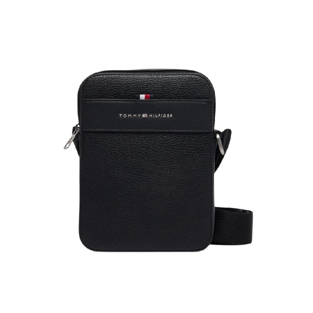 TOMMY HILFIGER CENTRAL MINI REPORTER ΤΣΑΝΤΑ ΑΝΔΡΙΚΗ BLACK