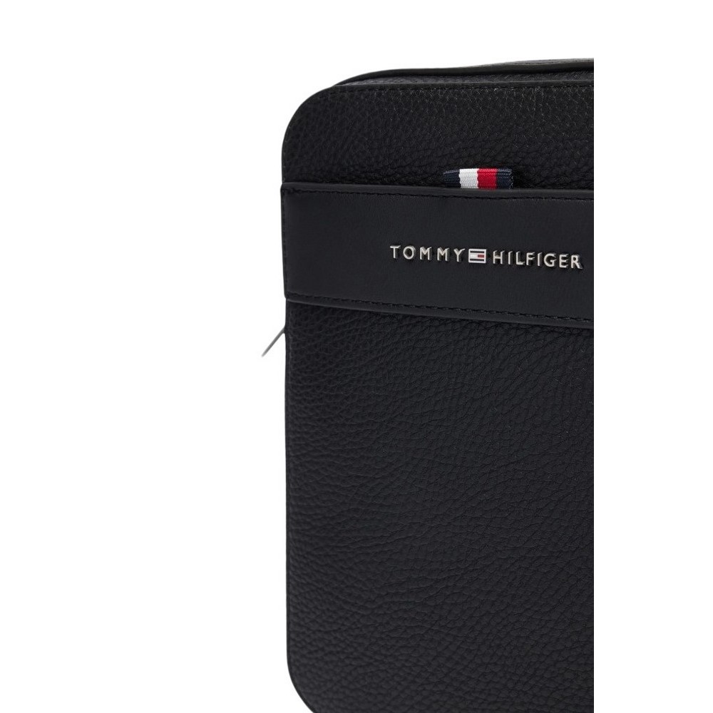 TOMMY HILFIGER CENTRAL MINI REPORTER ΤΣΑΝΤΑ ΑΝΔΡΙΚΗ BLACK