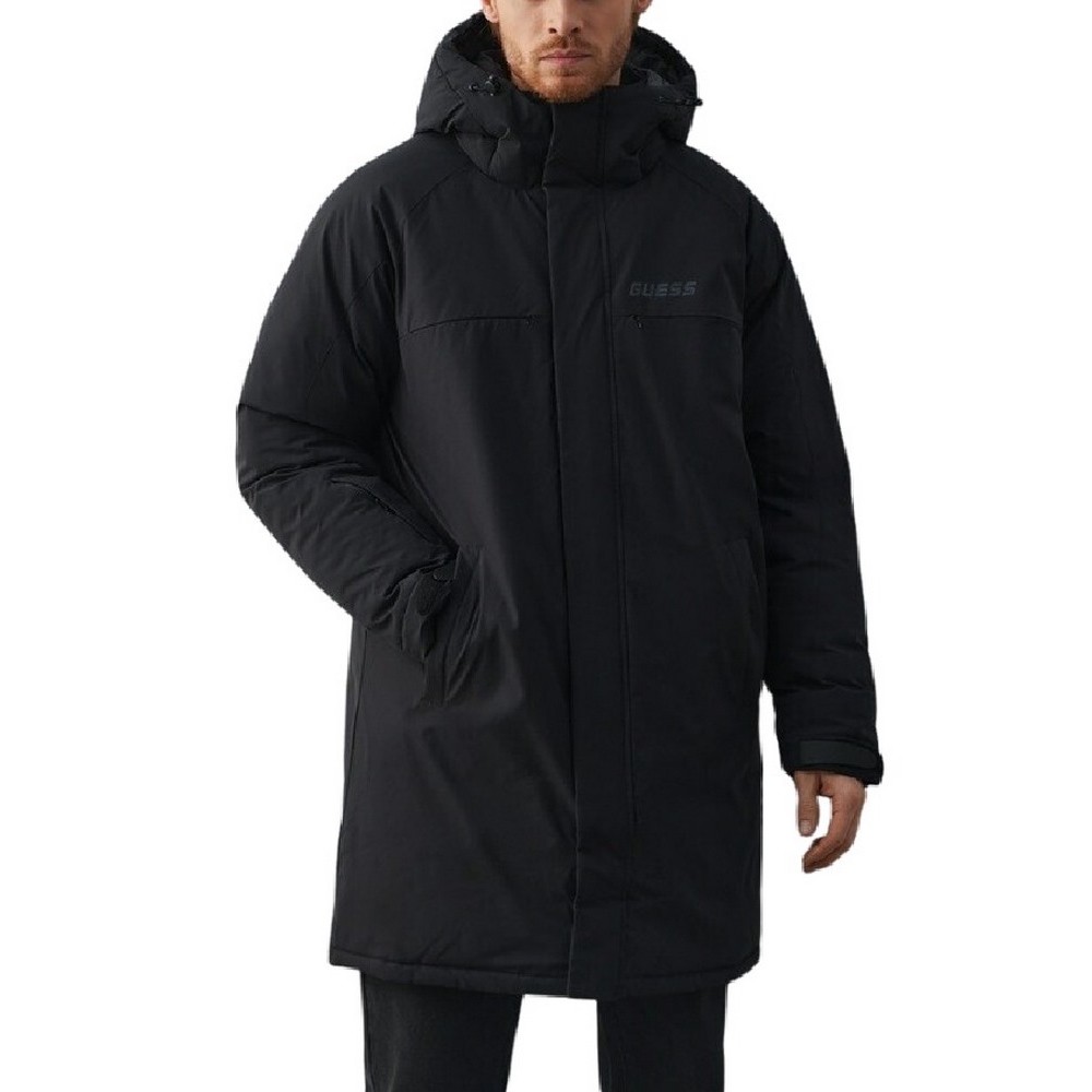GUESS MEDORO PADDED TRENCH ΜΠΟΥΦΑΝ ΑΝΔΡΙΚΟ BLACK