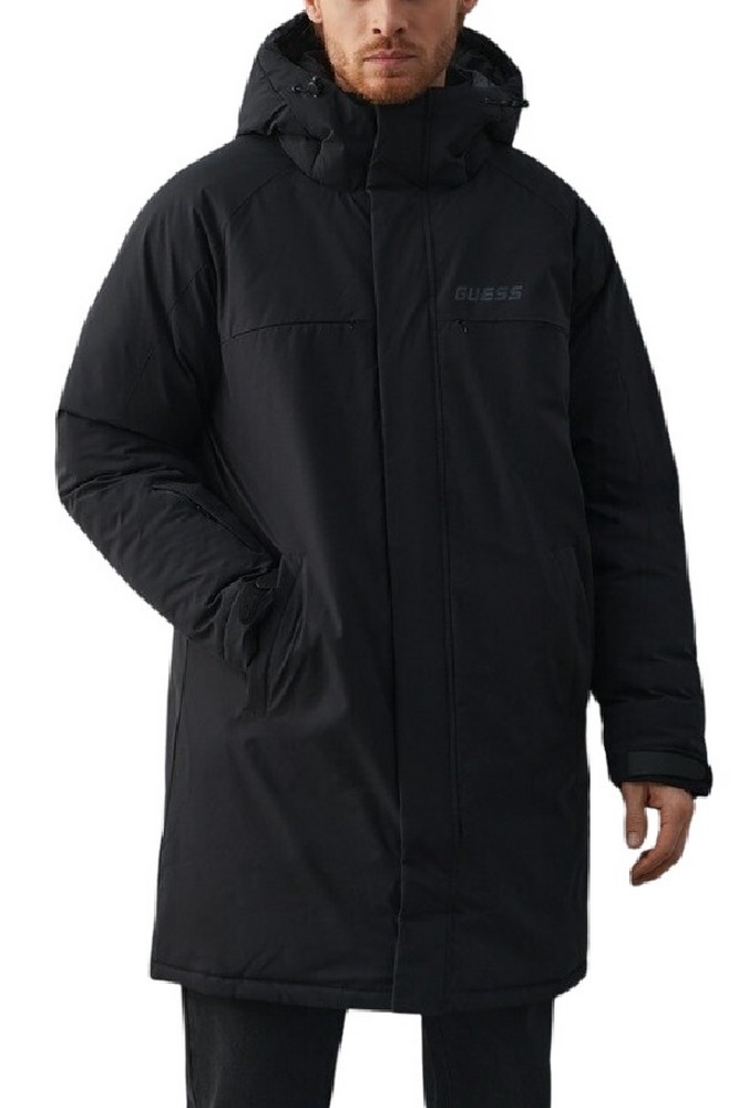 GUESS MEDORO PADDED TRENCH ΜΠΟΥΦΑΝ ΑΝΔΡΙΚΟ BLACK