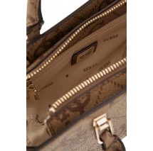 GUESS QUEENSLAND MINI SATCHEL ΤΣΑΝΤΑ ΓΥΝΑΙΚΕΙΑ LATTE
