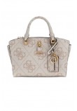 GUESS QUEENSLAND MINI SATCHEL ΤΣΑΝΤΑ ΓΥΝΑΙΚΕΙΑ DOVE