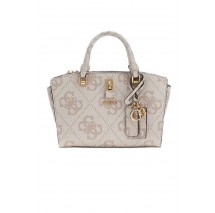 GUESS QUEENSLAND MINI SATCHEL ΤΣΑΝΤΑ ΓΥΝΑΙΚΕΙΑ DOVE