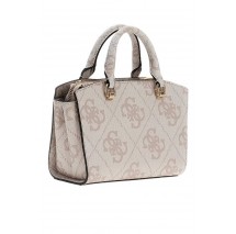 GUESS QUEENSLAND MINI SATCHEL ΤΣΑΝΤΑ ΓΥΝΑΙΚΕΙΑ DOVE