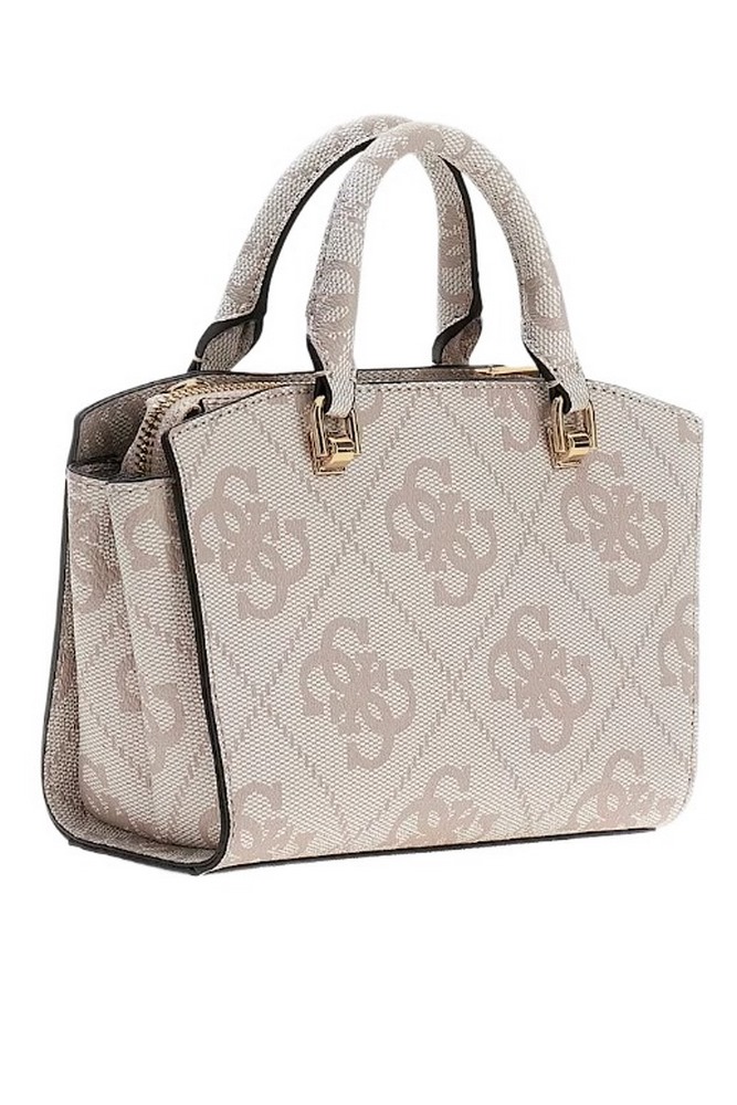 GUESS QUEENSLAND MINI SATCHEL ΤΣΑΝΤΑ ΓΥΝΑΙΚΕΙΑ DOVE