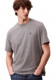 CALVIN KLEIN JEANS MONOGRAM 20S EASY T-SHIRT ΜΠΛΟΥΖΑ ΑΝΔΡΙΚΗ GREY