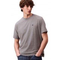CALVIN KLEIN JEANS MONOGRAM 20S EASY T-SHIRT ΜΠΛΟΥΖΑ ΑΝΔΡΙΚΗ GREY