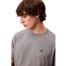 CALVIN KLEIN JEANS MONOGRAM 20S EASY T-SHIRT ΜΠΛΟΥΖΑ ΑΝΔΡΙΚΗ GREY