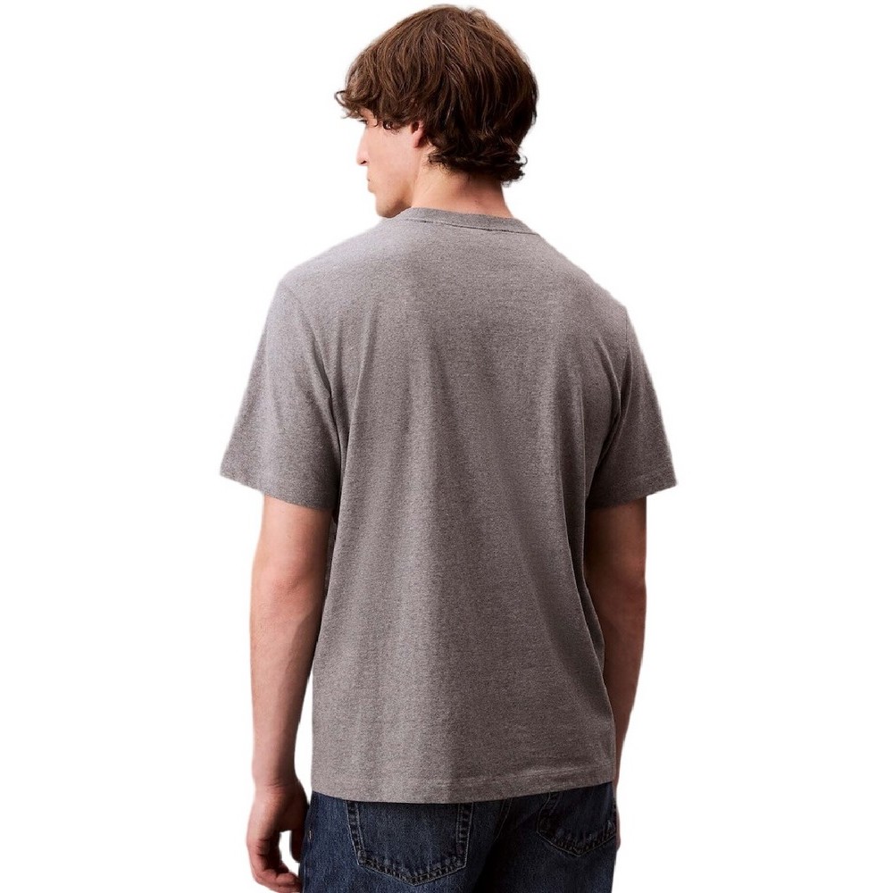 CALVIN KLEIN JEANS MONOGRAM 20S EASY T-SHIRT ΜΠΛΟΥΖΑ ΑΝΔΡΙΚΗ GREY