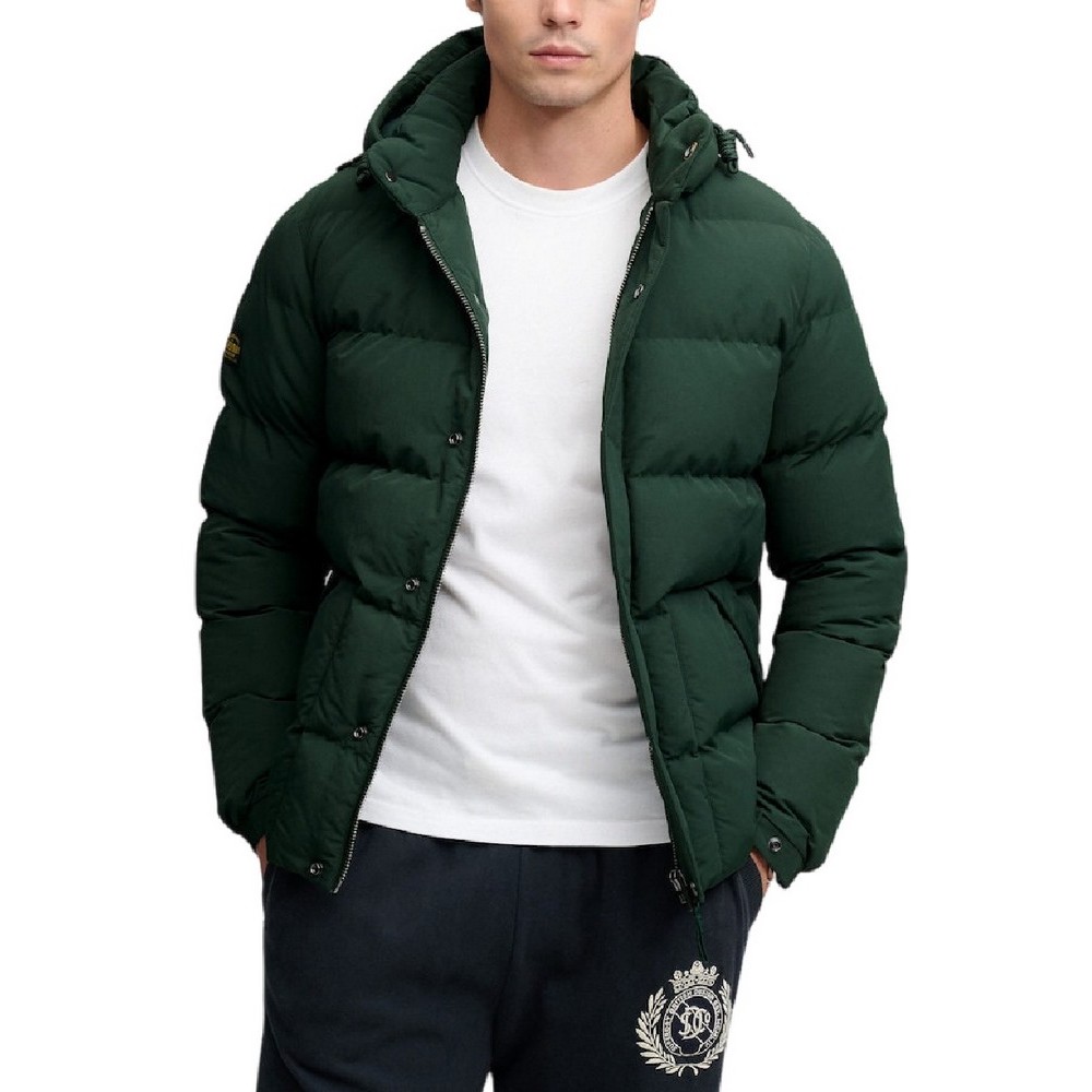 SUPERDRY CLASSIC EVEREST PUFFER JKT ΜΠΟΥΦΑΝ ΑΝΔΡΙΚΟ FOREST GREEN