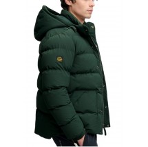 SUPERDRY CLASSIC EVEREST PUFFER JKT ΜΠΟΥΦΑΝ ΑΝΔΡΙΚΟ FOREST GREEN