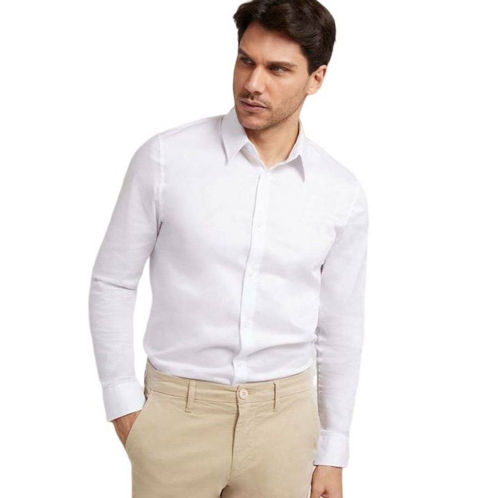 LS SUNSET SHIRT ΠΟΥΚΑΜΙΣΟ ΑΝΔΡΙΚΟ WHITE
