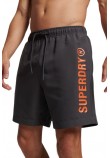 SUPERDRY D2 SDCD CODE CORE SPORT 17 INCH SWIM ΜΑΓΙΟ ΑΝΔΡΙΚΟ DARK GREY