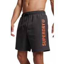 SUPERDRY D2 SDCD CODE CORE SPORT 17 INCH SWIM ΜΑΓΙΟ ΑΝΔΡΙΚΟ DARK GREY