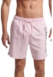 SUPERDRY D2 SDCD CODE CORE SPORT 17 INCH SWIM ΜΑΓΙΟ ΑΝΔΡΙΚΟ PINK