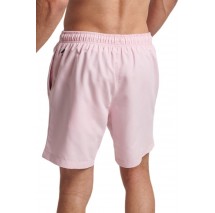 SUPERDRY D2 SDCD CODE CORE SPORT 17 INCH SWIM ΜΑΓΙΟ ΑΝΔΡΙΚΟ PINK