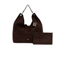 DKNY NORTH HOBOS HANDBAG ΤΣΑΝΤΑ ΓΥΝΑΙΚΕΙΑ DARK BROWN