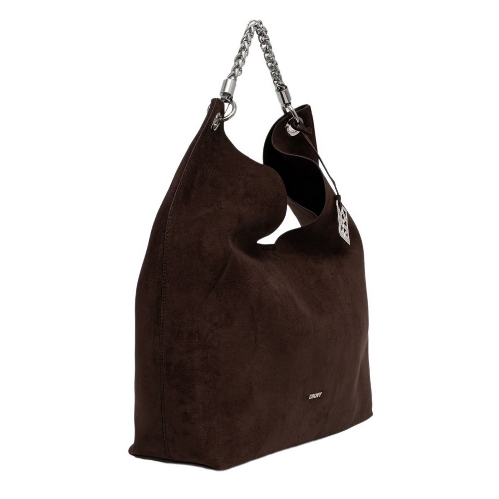DKNY NORTH HOBOS HANDBAG ΤΣΑΝΤΑ ΓΥΝΑΙΚΕΙΑ DARK BROWN