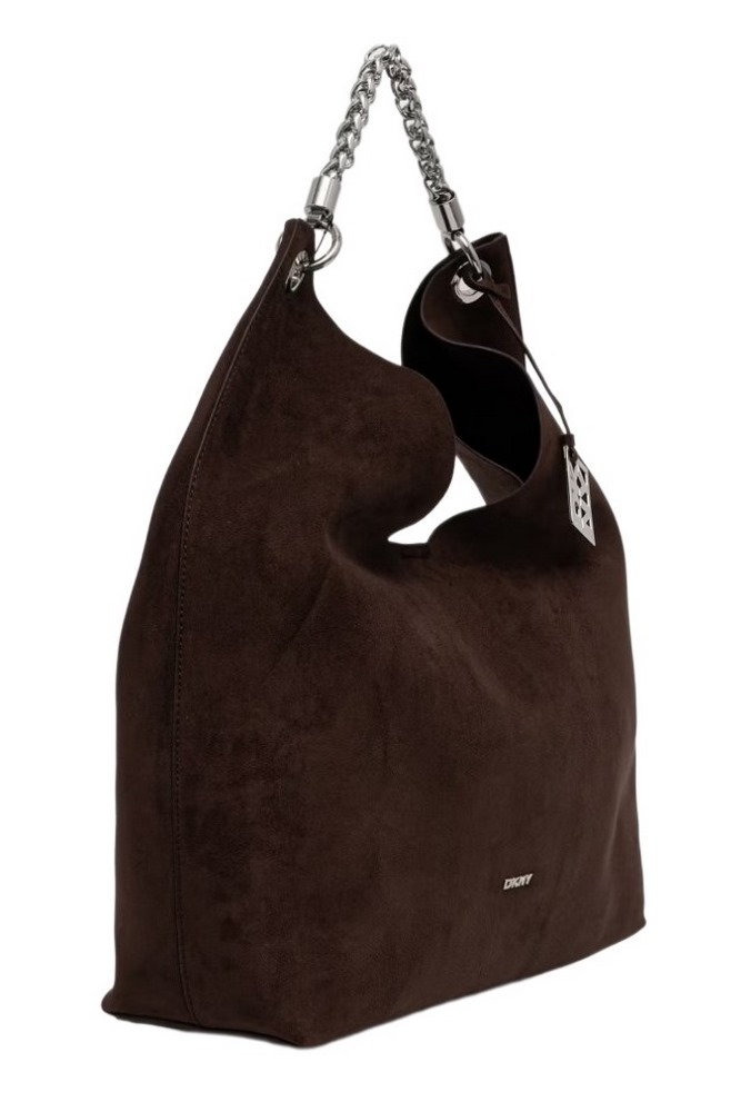 DKNY NORTH HOBOS HANDBAG ΤΣΑΝΤΑ ΓΥΝΑΙΚΕΙΑ DARK BROWN