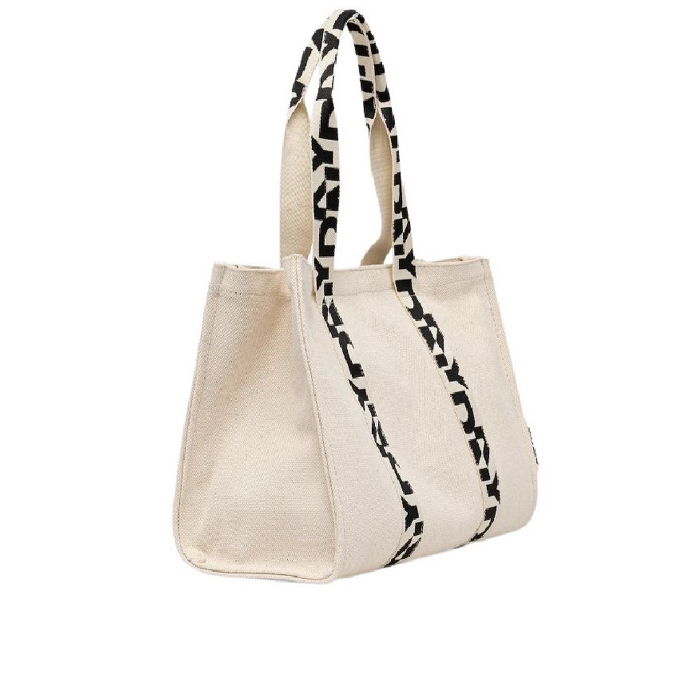 DKNY NESSA TOTE HANDBANG R54AGO39 ΤΣΑΝΤΑ ΓΥΝΑΙΚΕΙΑ ECRU