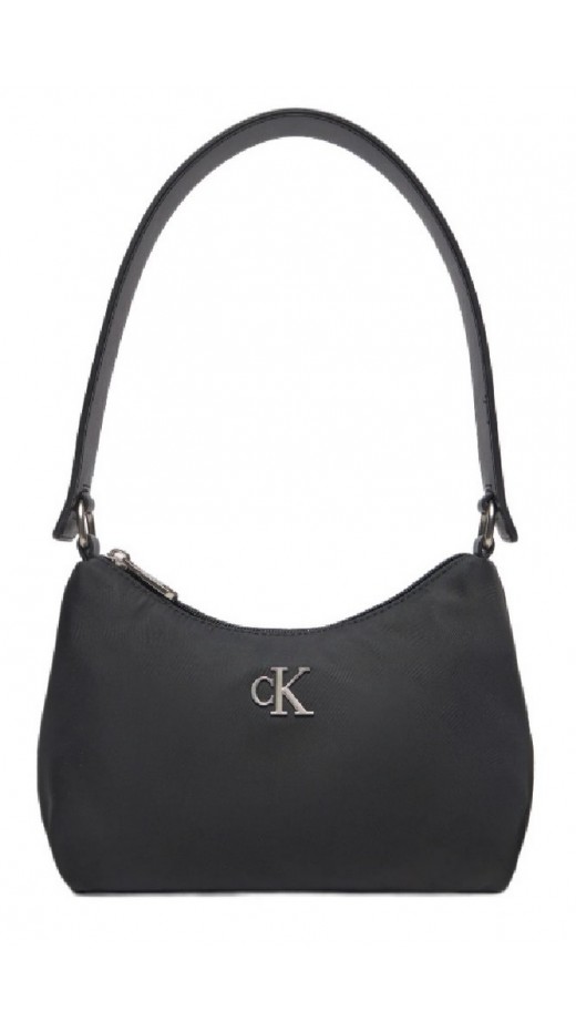 CALVIN KLEIN JEANS SLEEK NYLON SHOULDERBAG ΤΣΑΝΤΑ ΓΥΝΑΙΚΕΙΑ BLACK