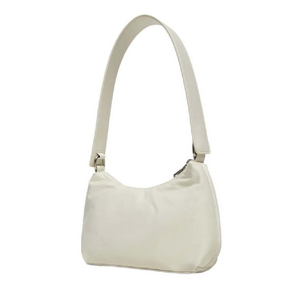 CALVIN KLEIN JEANS SLEEK NYLON SHOULDERBAG ΤΣΑΝΤΑ ΓΥΝΑΙΚΕΙΑ OFF WHITE