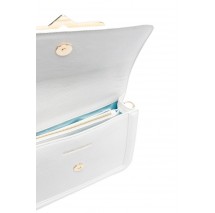 CHIARA FERRAGNI RANGE B - EYELIKE BUCKLE LIZARD ΤΣΑΝΤΑ ΓΥΝΑΙΚΕΙΟ WHITE