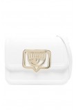 CHIARA FERRAGNI RANGE B - EYELIKE BUCKLE LIZARD ΤΣΑΝΤΑ ΓΥΝΑΙΚΕΙΟ WHITE
