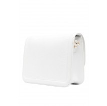 CHIARA FERRAGNI RANGE B - EYELIKE BUCKLE LIZARD ΤΣΑΝΤΑ ΓΥΝΑΙΚΕΙΟ WHITE