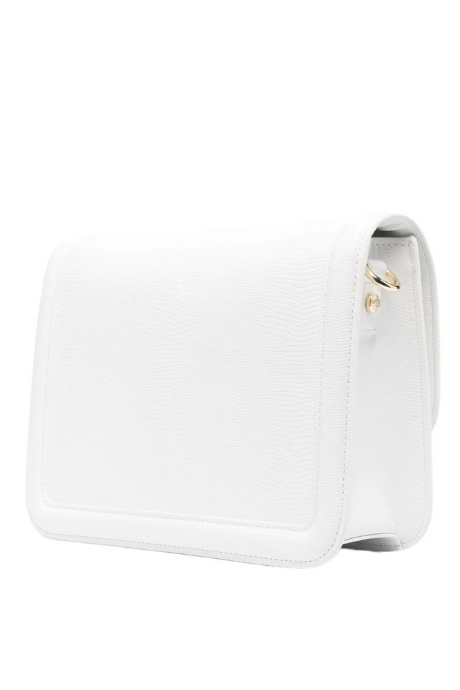 CHIARA FERRAGNI RANGE B - EYELIKE BUCKLE LIZARD ΤΣΑΝΤΑ ΓΥΝΑΙΚΕΙΟ WHITE