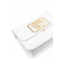 CHIARA FERRAGNI RANGE B - EYELIKE BUCKLE LIZARD ΤΣΑΝΤΑ ΓΥΝΑΙΚΕΙΟ WHITE