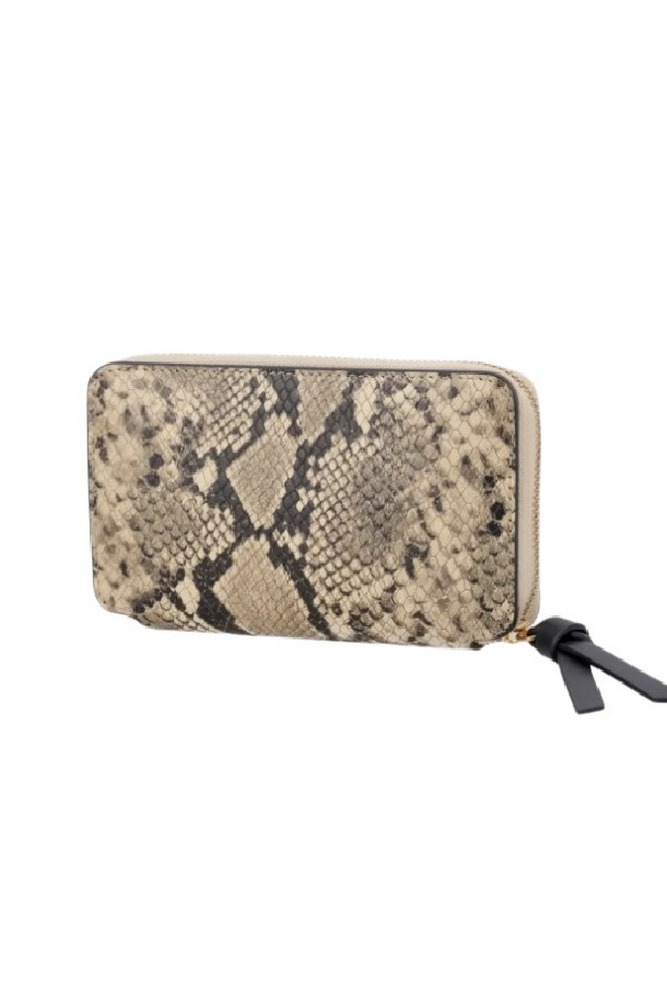 TOMMY HILFIGER LEATHER MED ZA WALLET SNAKE ΠΟΡΤΟΦΟΛΙ ΓΥΝΑΙΚΕΙΟ SNAKE PRINT