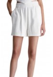 CALVIN KLEIN JEANS WAFFLE LOOSE SHORTS ΓΥΝΑΙΚΕΙΟ WHITE