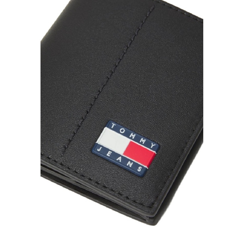 TOMMY JEANS HERITAGE CC & COIN ΠΟΡΤΟΦΟΛΙ ΑΝΔΡΙΚΟ BLACK