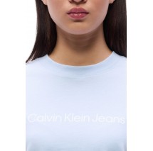 CALVIN KLEIN JEANS A INST LOGO CLASSIC TEE T-SHIRT ΜΠΛΟΥΖΑ ΓΥΝΑΙΚΕΙΑ CIEL