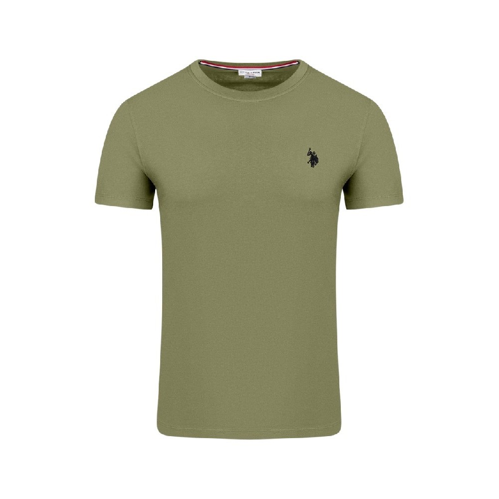 U.S.POLO MICK 000148 EH33 TSHIRT ΜΠΛΟΥΖΑ ΑΝΔΡΙΚΗ GREEN