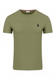 U.S.POLO MICK 000148 EH33 TSHIRT ΜΠΛΟΥΖΑ ΑΝΔΡΙΚΗ GREEN