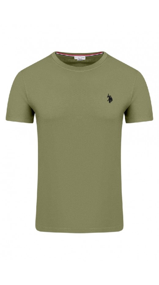 U.S.POLO MICK 000148 EH33 TSHIRT ΜΠΛΟΥΖΑ ΑΝΔΡΙΚΗ GREEN