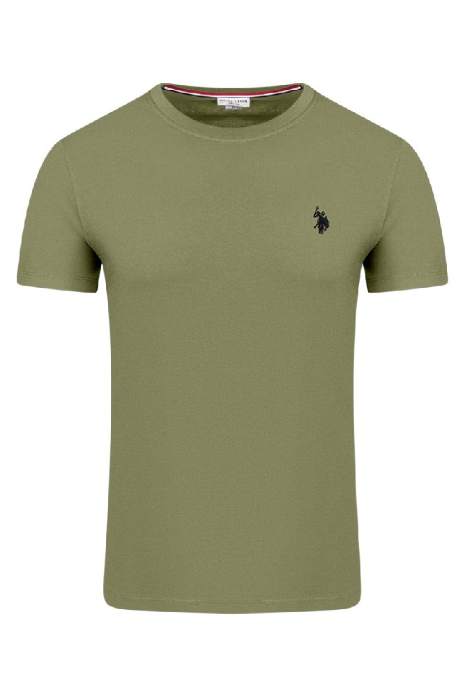 U.S.POLO MICK 000148 EH33 TSHIRT ΜΠΛΟΥΖΑ ΑΝΔΡΙΚΗ GREEN