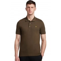 LYLE & SCOTT ESSENTIALS PLAIN POLO T-SHIRT ΜΠΛΟΥΖΑ ΑΝΔΡΙΚΗ KHAKI