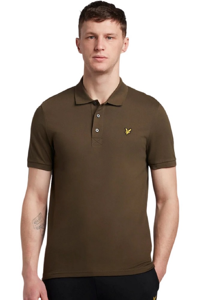 LYLE & SCOTT ESSENTIALS PLAIN POLO SHIRT ΜΠΛΟΥΖΑ ΑΝΔΡΙΚΗ KHAKI