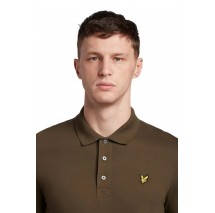 LYLE & SCOTT ESSENTIALS PLAIN POLO T-SHIRT ΜΠΛΟΥΖΑ ΑΝΔΡΙΚΗ KHAKI